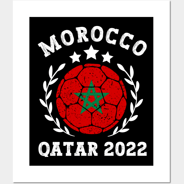 Morocco World Cup Wall Art by footballomatic